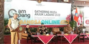 Di Gathering Pemuda Anjuk Ladang, Pj Bupati Nganjuk Bilang Begini