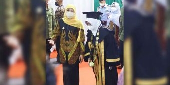 Gubernur Khofifah Berharap Wisudawan IAI Bani Fattah ke-IX Adaptif dan Kreatif