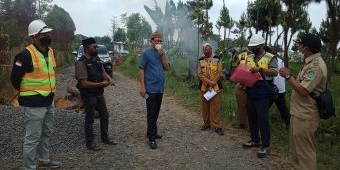 Ketua DPRD Kabupaten Pasuruan Sidak Jalan Kali Pucang-Andonosari