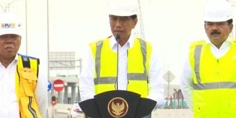 Presiden Jokowi Resmikan Tol Semarang-Demak Seksi 2 di Ruas Sayung-Demak