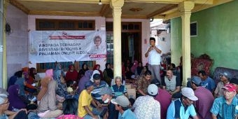 Selain Bagikan Sembako, Indah Kurnia Ingatkan Warga di Sidoarjo Tak Terjerumus Pinjol Ilegal