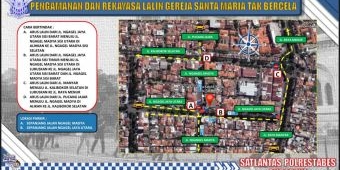Berikut Rekayasa Lalu Lintas yang Dilakukan Polisi di Surabaya saat Misa Natal 2022