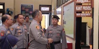 Kapolres Ngawi Cek Polsek Karanganyar Usai Direnovasi