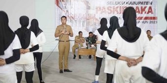 Seleksi Ratusan Calon Paskibraka Tuban, Bupati Lindra Berikan Wejangan