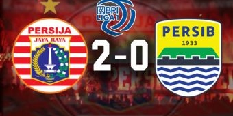 Hasil Liga 1: Persija Jakarta Bekuk Persib Bandung 2-0