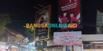 Usai Dicopot Satpol PP, Reklame Ganjar Pranowo di Sampang Dipasang Seperti Semula