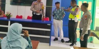 Operasi Keselamatan Semeru 2023, Satlantas Polres Ngawi Edukasi Ratusan Pelajar