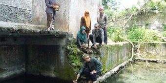 Penyatuan Tujuh Sumber Mata Air untuk Prosesi Hari Jadi Kabupaten Kediri Ke-1219