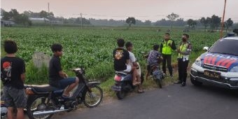 Antisipasi Balap Liar, Satlantas Polres Kediri Patroli Rutin