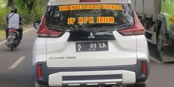 Mobil Bertuliskan LP KPK Viral di Bojonegoro, Polisi Cari Keberadaannya