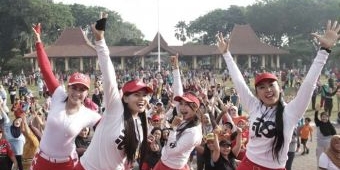 Senam Zumba untuk Sambut Asian Para Games 2018