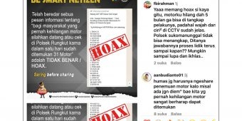 Polrestabes Surabaya Bantah Temuan 31 Motor Hasil Curian, Netizen Berikan Komentar Menohok