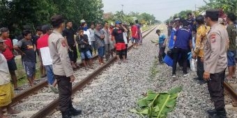Pedagang Sayur di Ngawi Tewas Terseret Kereta Api