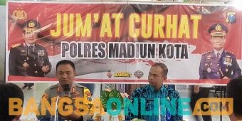 Serap Aspirasi Warga, Kapolres Pimpin Jumat Curhat di Pasar Besar Kota Madiun