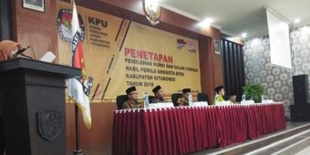 KPU Situbondo Tetapkan Caleg Terpilih Pemilu 2019
