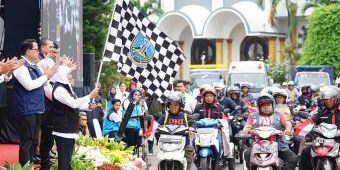 Libatkan Pelbagai Komunitas Difabel, Khofifah Lepas Keberangkatan Lintas Batas Disabilitas Jatim