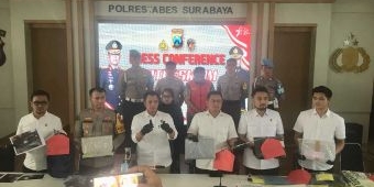 Polisi Tangkap Pelaku Pencurian dengan Modus Pecah Kaca di Surabaya
