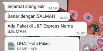 Viral Penipuan Kirim Foto Paket Melalui WA Padahal APK Berbahaya, Saldo Rekening Terkuras!