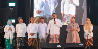 Catwalk Guru Meriahkan Halal Bihalal Puncak Hardiknas 2024 Kota Pasuruan
