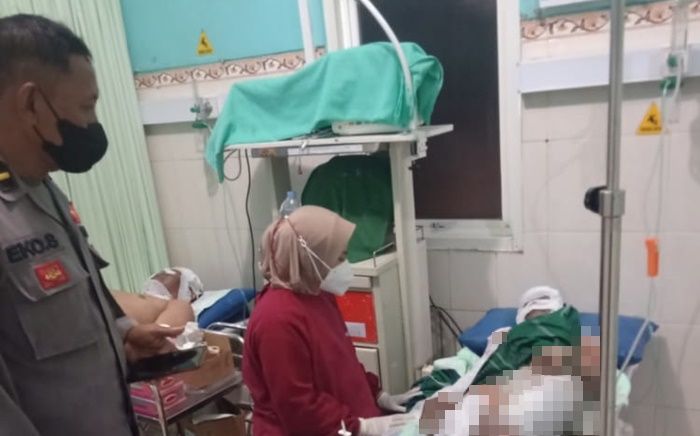 Gudang Tiner di Sukodono Sidoarjo Terbakar, Dua Waga Dilarikan ke Rumah Sakit