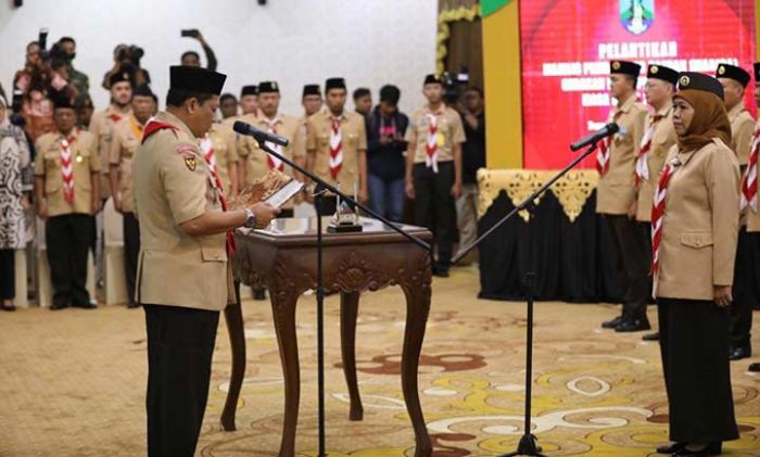Dilantik Budi Waseso, Khofifah Resmi Ketua Mabida Gerakan Pramuka Jatim Dilantik Budi Waseso, Khofifah Resmi Ketua Mabida Gerakan Pramuka Jatim