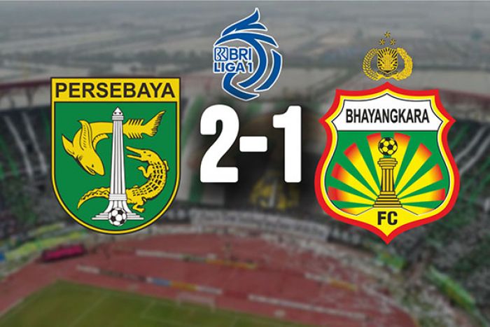 Hasil Persebaya Surabaya vs Bhayangkara FC: Gol Setengah Salto Paulo Victor Menangkan Bajul Ijo
