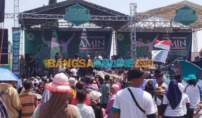 Ribuan Warga Jombang Ikuti Jalan Gembira Anies dan Muhaimin Berhadiah Paket Umroh