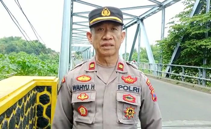 Jembatan Kandangan di Kabupaten Kediri Aman Dilewati