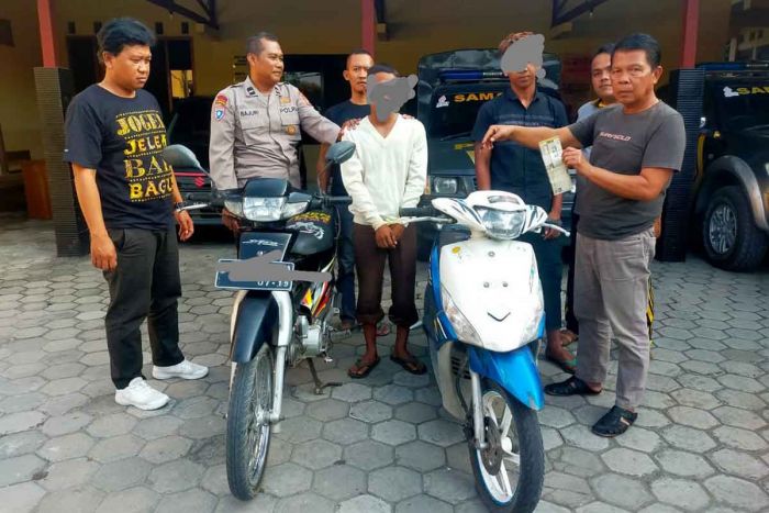 Dua Pelaku Pencurian Motor Berhasil Diamankan Polres Ngawi