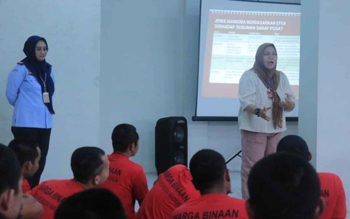 Jelaskan Dampak Buruk Narkoba, Lapas Pemuda Madiun Berikan Psikoedukasi