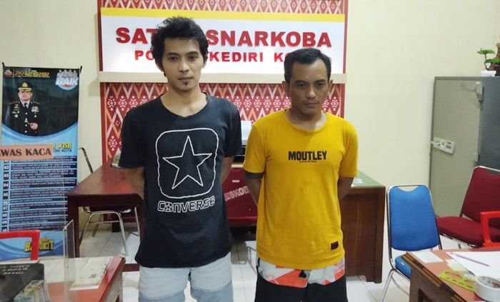 Edarkan Sabu, Dua Warga Kediri Diamankan Satresarkoba Polres Kediri Kota