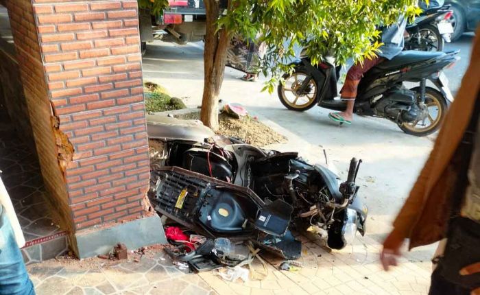 Kecelakaan di Jalan Raya Palengaan Pamekasan, Korban Dilarikan ke Rumah Sakit