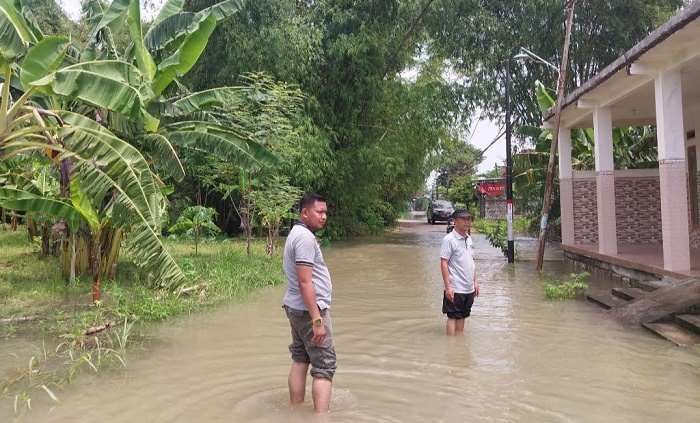 Tanggul Jebol, Banjir Luapan Kali Lamong Gresik Meluas, Kecamatan Cerme Terendam