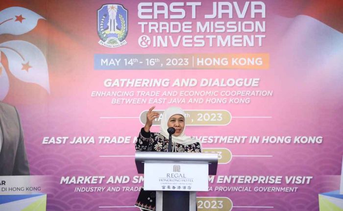 Gubernur Khofifah Tawarkan Pelatihan Ekonomi Digital ke PMI dari Jatim di Hong Kong