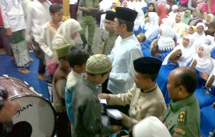 Pekan Pertama Safari Ramadan Pemkot Batu, Anak Yatim dan Janda Miskin Diberi Santunan