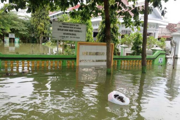 13 Sekolah di Rengel Diliburkan, Dampak Banjir Luapan Bengawan Solo