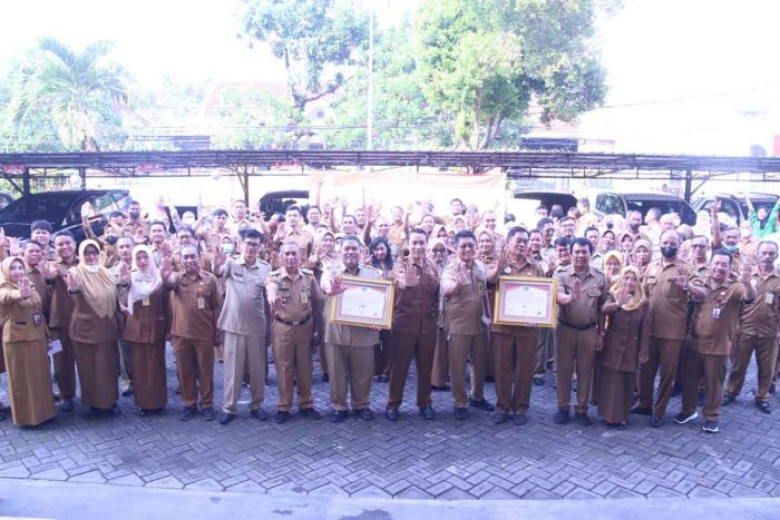 Tingkatkan Pelayanan Publik, 2 OPD di Sidoarjo Canangkan Zona Integritas Bebas Korupsi