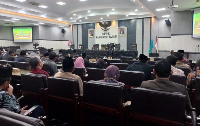 DPRD Kabupaten Blitar Gelar Paripurna Penyampaian Pokir, Didominasi Soal Penguatan Infrastruktur