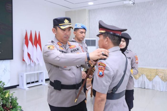 Kapolres Ngawi Pimpin Upacara Pengangkatan Kapolsek Kwadungan 