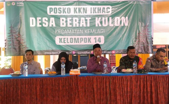 Pemerintah Desa Berat Kulon Terima Mahasiswa KKN IKHAC 2023