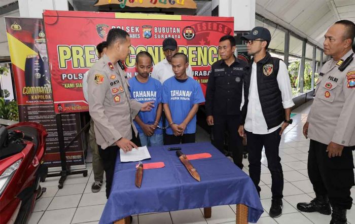 Polisi Tangkap Perampas HP Bersajam di Surabaya