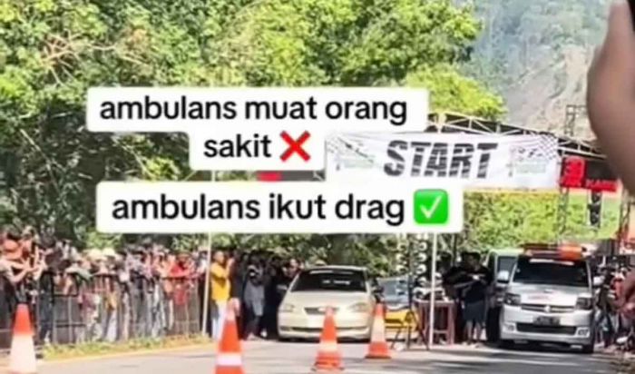 Viral Ambulans Ikut Balap di Jember, Ketua Forkoj: Itu Hanya Latihan Viral Ambulans Ikut Balap di Jember, Ketua Forkoj: Itu Hanya Latihan