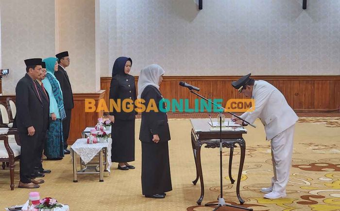 Hari Jadi Nganjuk ke-1.086, Gubernur Khofifah Lantik Marhaen Djumadi Jadi Bupati