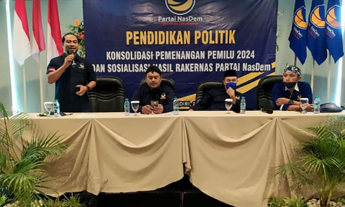 Pascarakernas, DPD NasDem Kabupaten Kediri Gelar Pendidikan Politik untuk Semua DPC