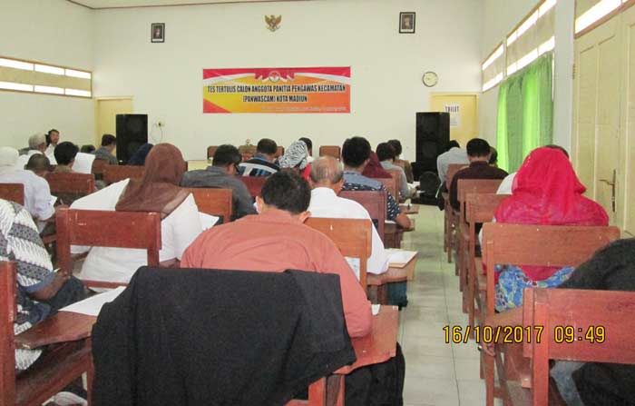 45 Peserta Ikut Tes Panwascam Kota Madiun 45 Peserta Ikut Tes Panwascam Kota Madiun