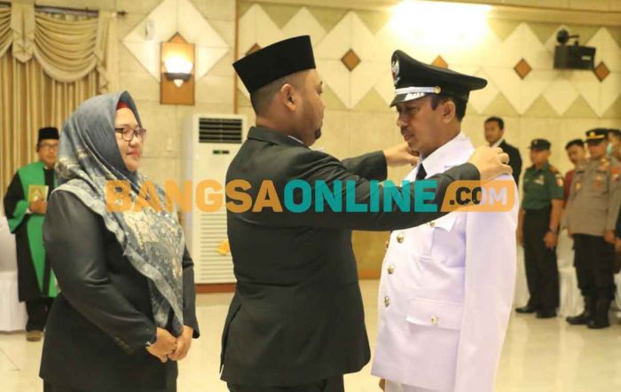 Berikut Pesan Bupati Gresik saat Lantik 3 Kades PAW Berikut Pesan Bupati Gresik saat Lantik 3 Kades PAW