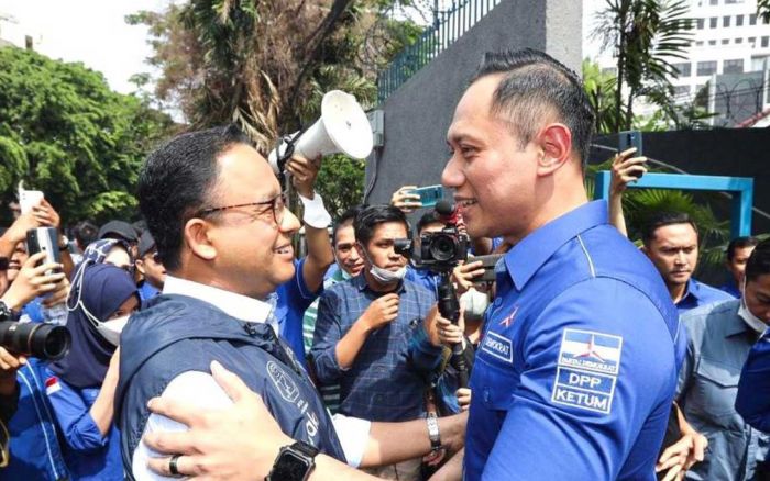 Ini Respon AHY saat mendapat Ucapan Selamat dari Anies Baswedan