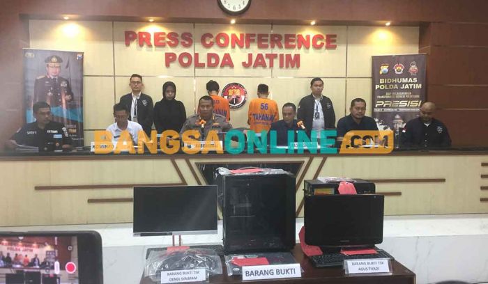 Polisi Tangkap Pembobol Website Pemprov Jatim dan ITS Polisi Tangkap Pembobol Website Pemprov Jatim dan ITS