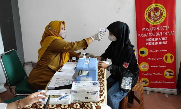 BIN Daerah Jatim Kembali Galakkan Vaksin Booster di Kediri