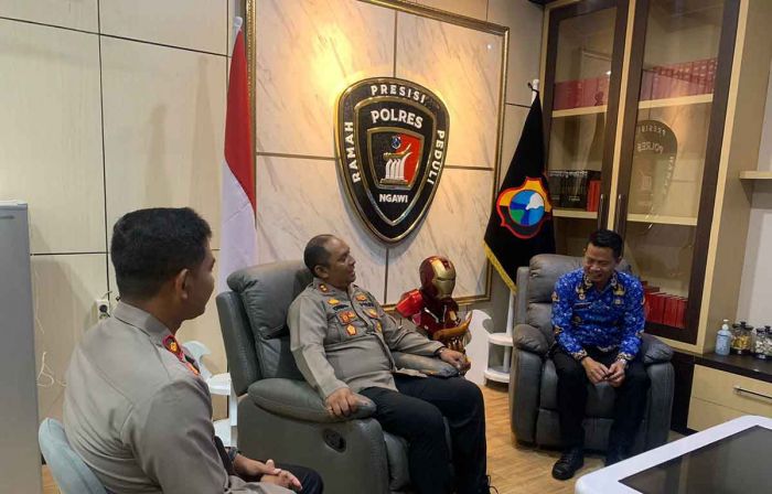 Jalin Sinergitas, Kapolres Terima Kunjungan Kalapas Ngawi